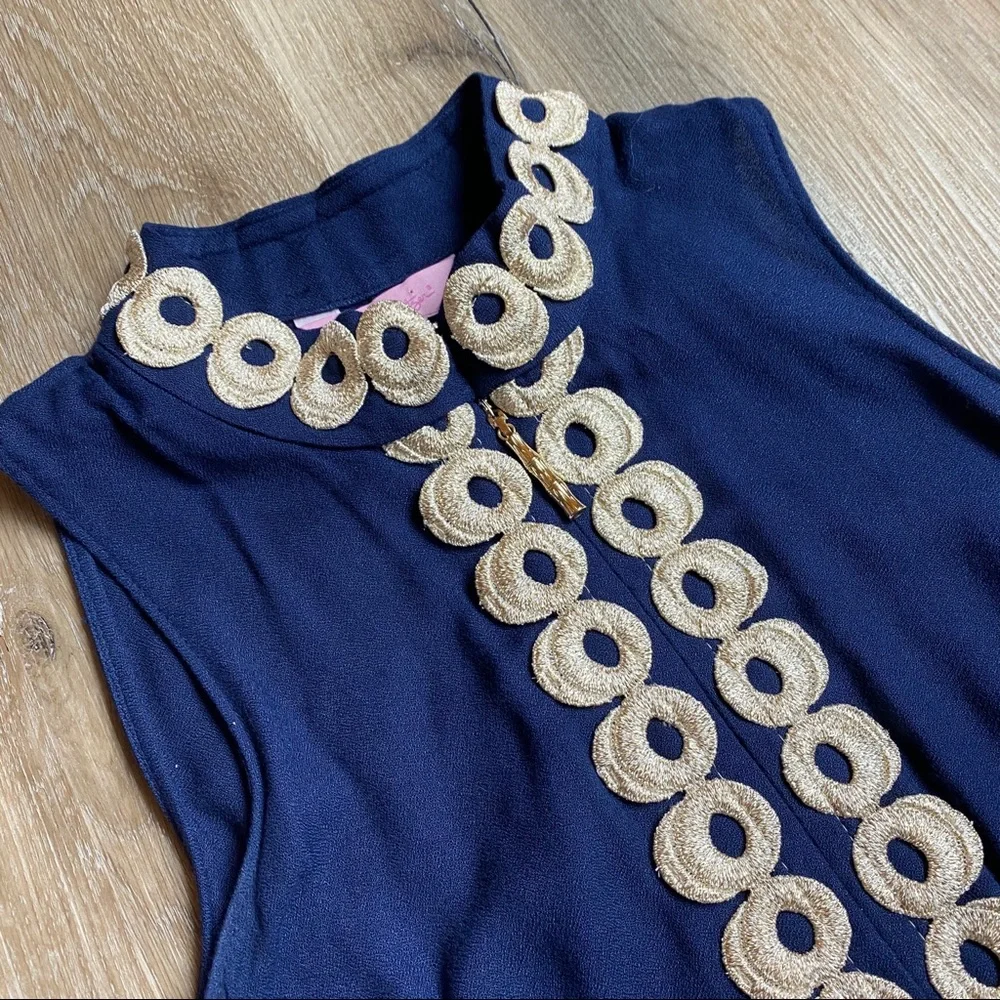 NWT Lilly Pulitzer Navy Blue Jane Shift Dress - Picture 5 of 10